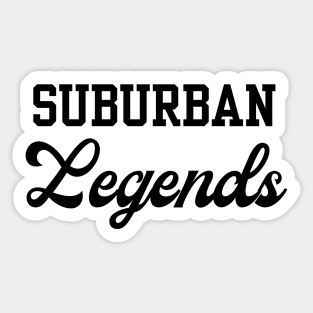 Suburban Legends Jersey Sticker